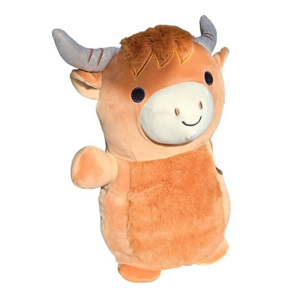 Squishmallow Hug Mees Wilfred Highland Cow Brown 14" 2023 NWT - Picture 2 of 8